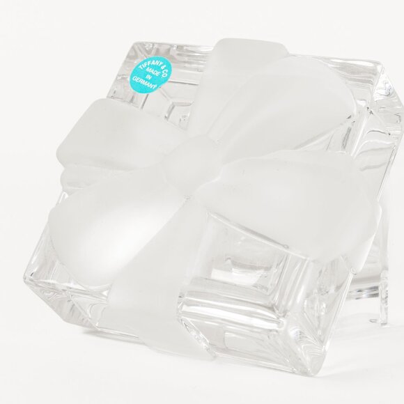 Tiffany & Co. Crystal Trinket Jewelry Bow Wrapped Gift Box - Picture 2 of 4